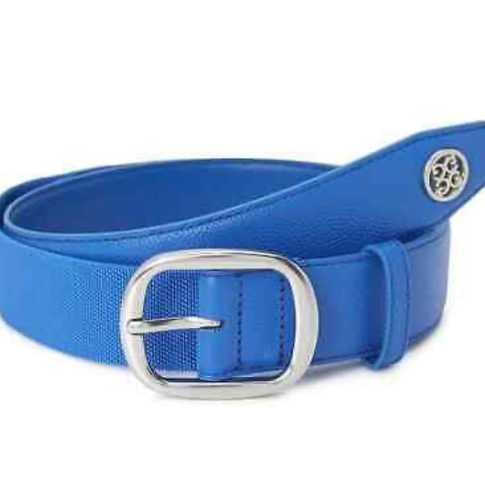 NWT G/FORE Golf CIRCLE G'S WEBBED Belts Men's Size 38 Blue Racer Genuine Durable
